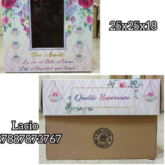 

Bisa COD Dus Kue Cake Box Bon Appetit 25 x 25 x 18