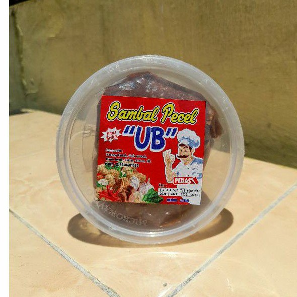 

Bumbu Pecel "UB" KHAS KEDIRI 240Gr (Kemasan Cup Bulat)
