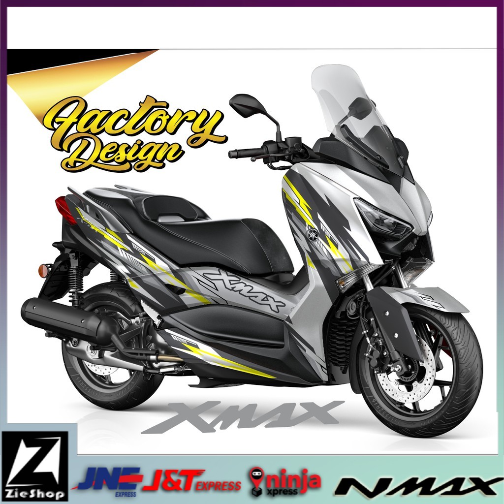 Striping motor xmax 250 full body Decal xmax 250 varisi Stiker xmax putih