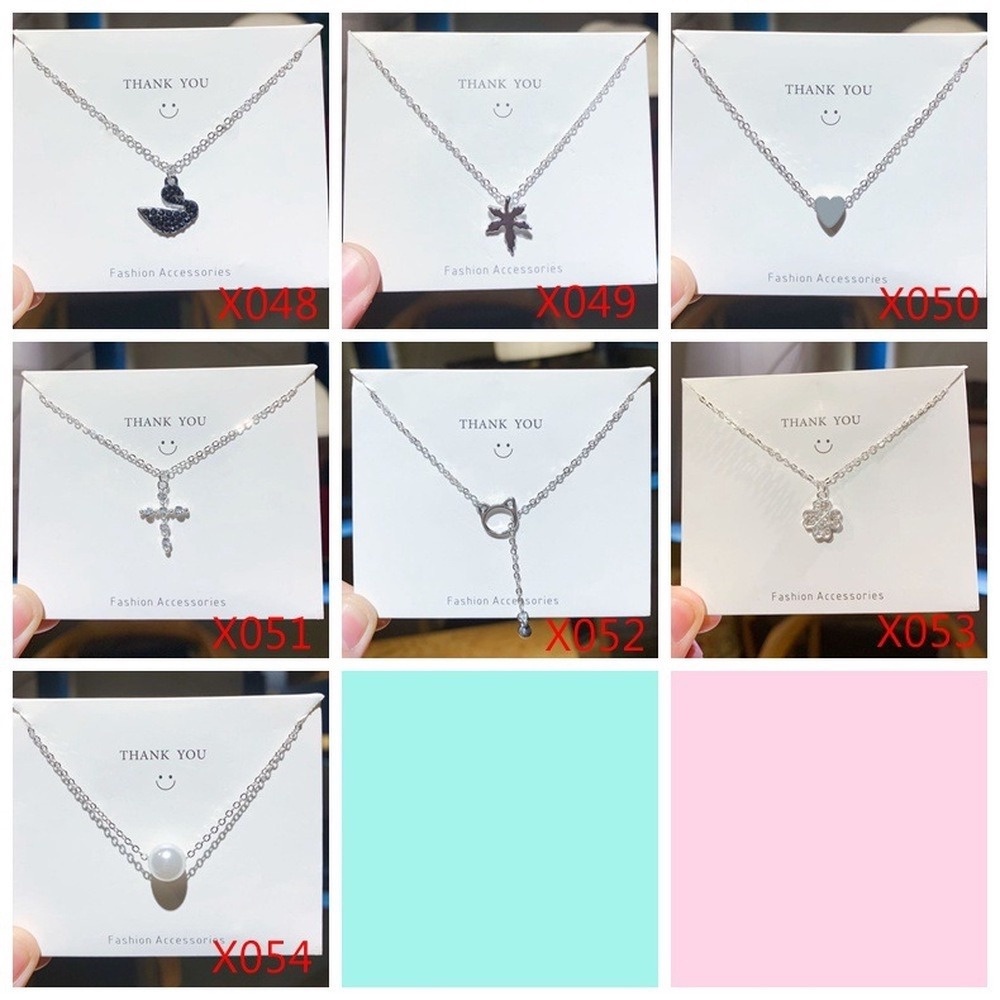 Necklace Female Student Korean Simple Versatile Clavicle Chain Collar Couple Girlfriends Neck Pendant Pendant Fashion Neck Jewelry