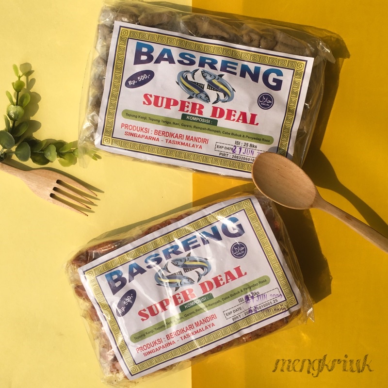 

Basreng Pedas dan Gurih Asin isi 25 pcs/pack 245 gram