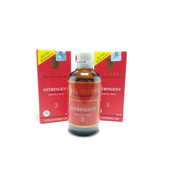 Toner Clariderm 60ml - Toner Pembersih Noda Hitam