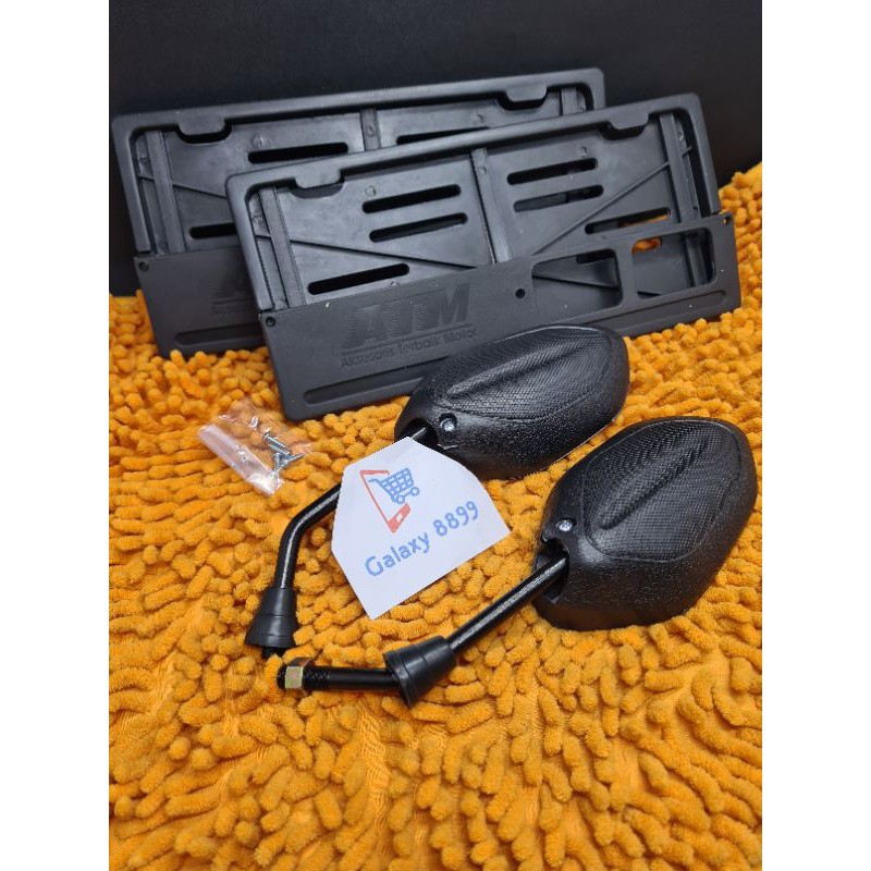 Spion Standar Honda Beat + Dudukan Plat Nomor ATM Polos