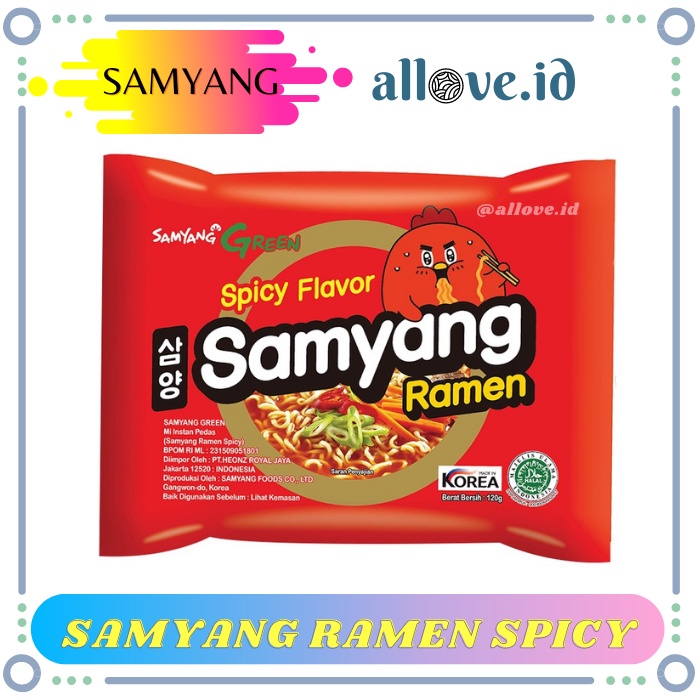 

Samyang Ramen Spicy 120 Gr