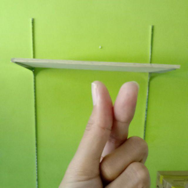 Braket Kayu Atau Triplek 45 Cm Isi 1 Set (2 Pcs).