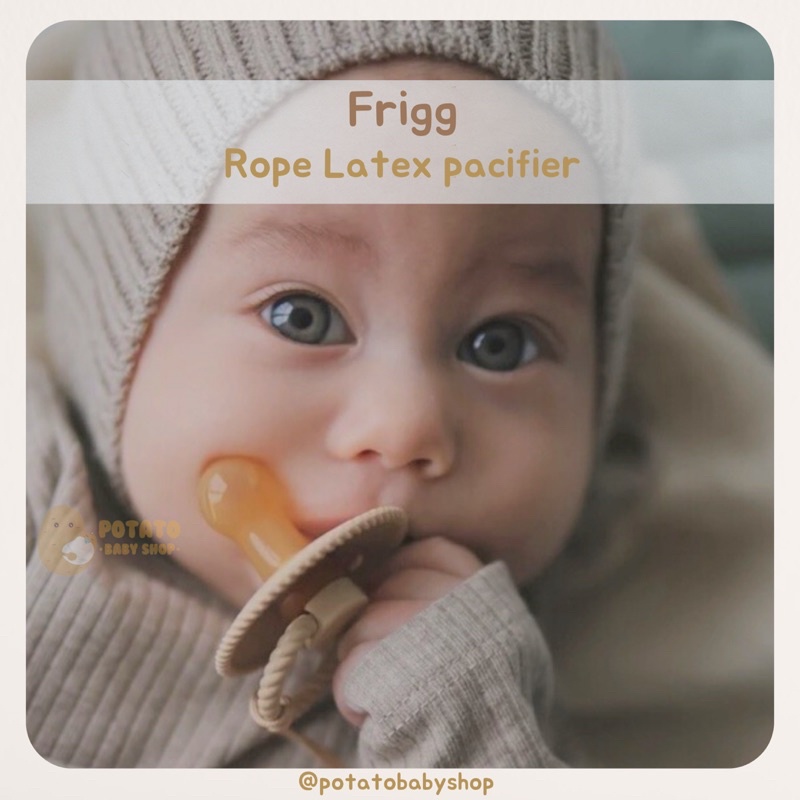 Frigg Pacifier Rope - Stage 1 &amp; 2 Empeng Rope Baby Bibs