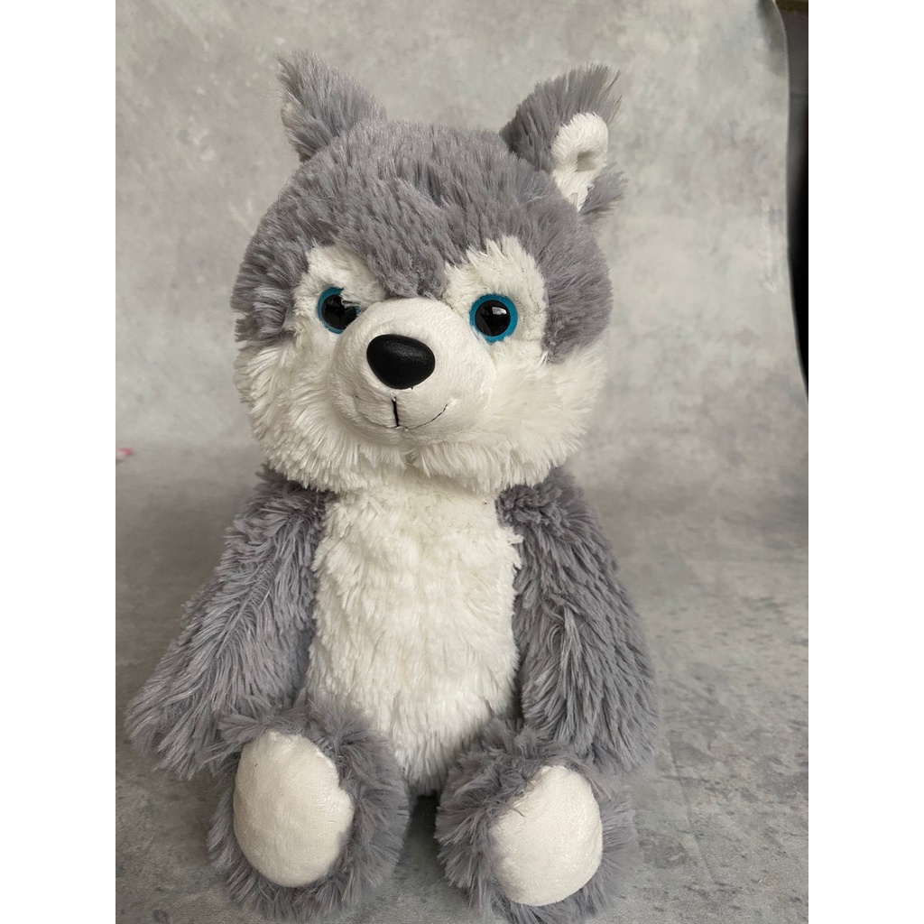 boneka husky/ anjing huski/ puppy/ dog doll/ alaskan malamute