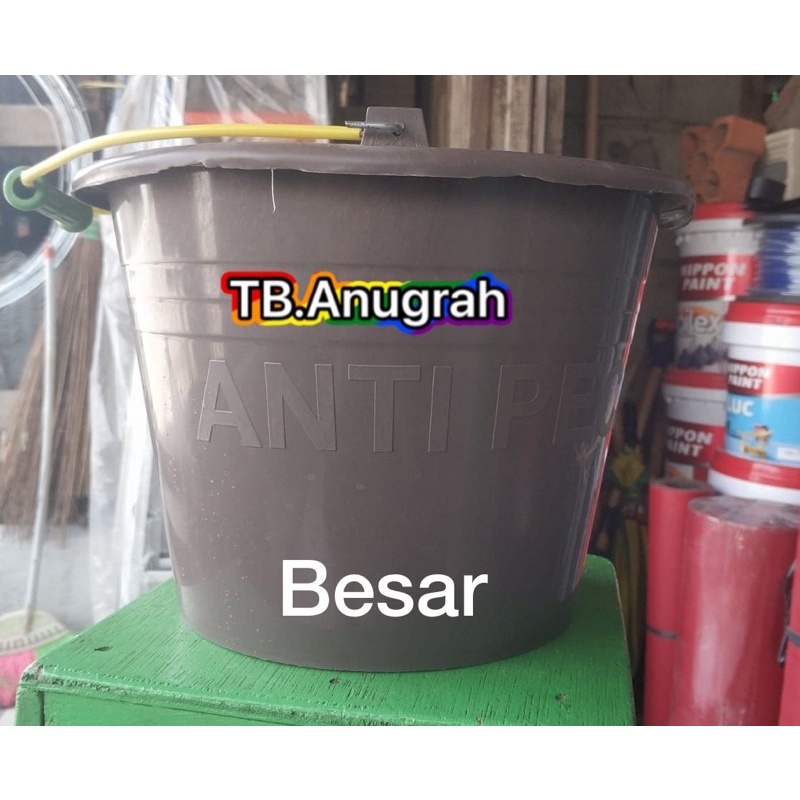 Ember Plastik Ember Cor Anti Pecah Ember Bangunan Sedang / Besar