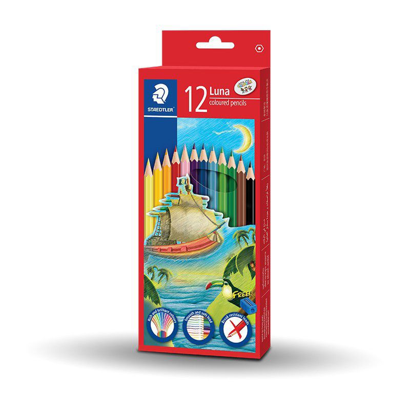 

Staedtler Luna 12 Coloured Pencils Panjang