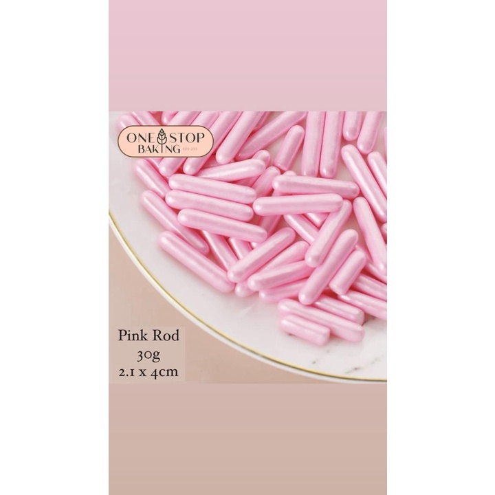 

Sprinkle Pink Rod ((30Gr)