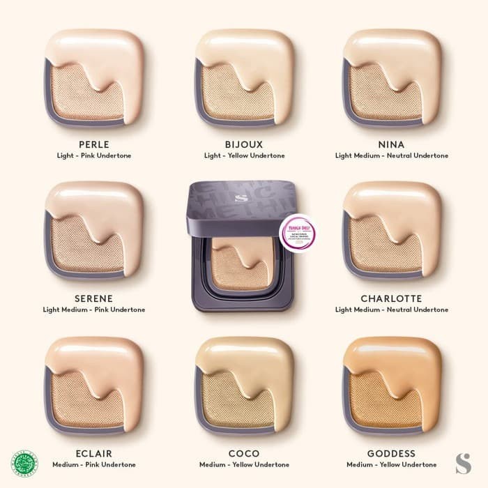 ✨ AKU MURAH ✨ REFILL SOMETHINC COPY PASTE BREATHABLE MESH CUSHION SPF 33 PA++ SERIES / Refill BPOM