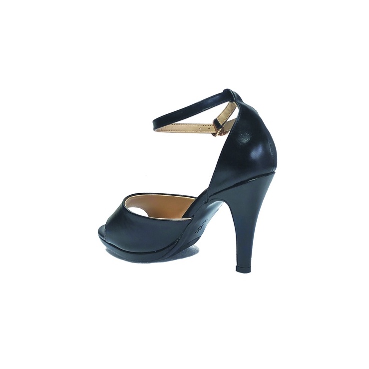 Workswell Sandal Wanita High Heels 9cm Hitam Doff Kode OT-1