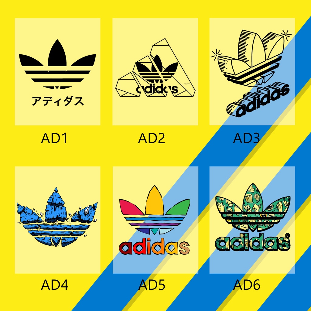 STICKER KAOS ADIDAS MURAH STICKER KECE STICKER GOSOK STICKER ADIDAS KEREN