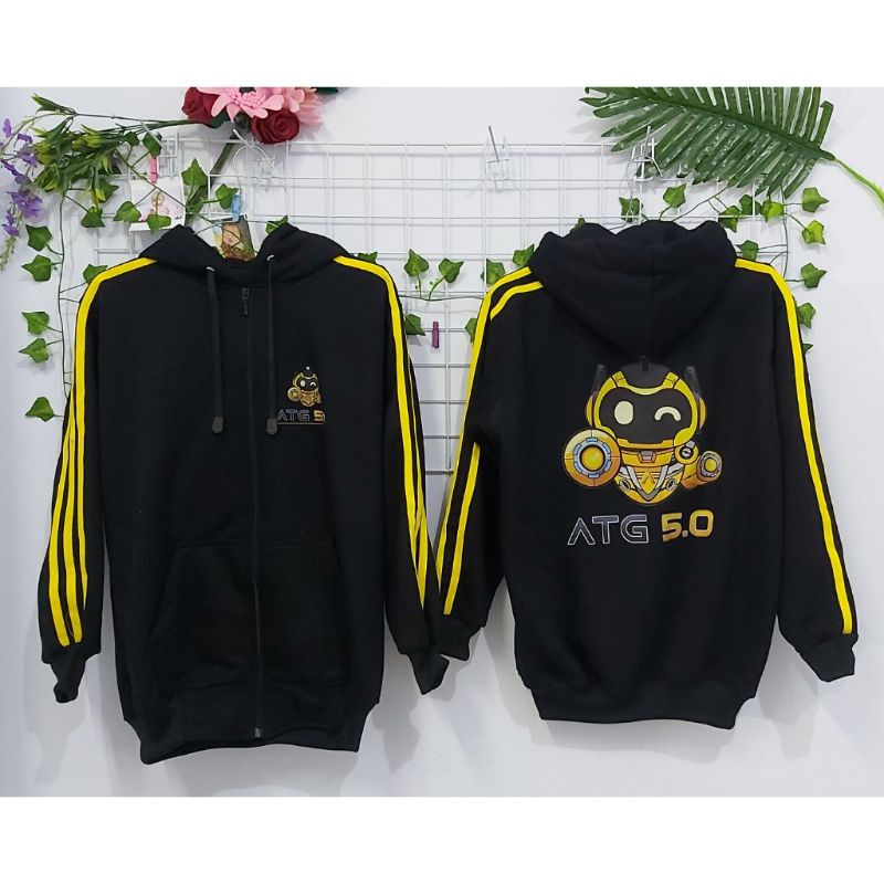 Jaket Hoodie ATG AUTO TRADE GOLD Pria Olah Raga S - 6XL