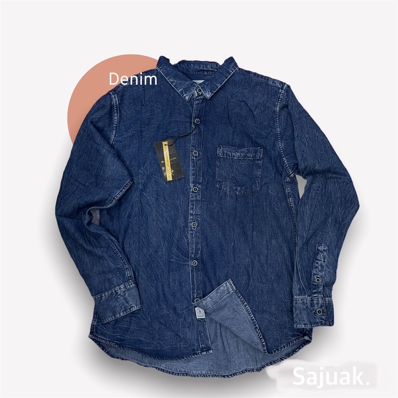 KEMEJA DENIM WASHING SAJUAK.