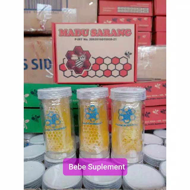 

100Gr PAKET EKONOMIS Sarang madu murni Honeycomb Premium HALAL MUI