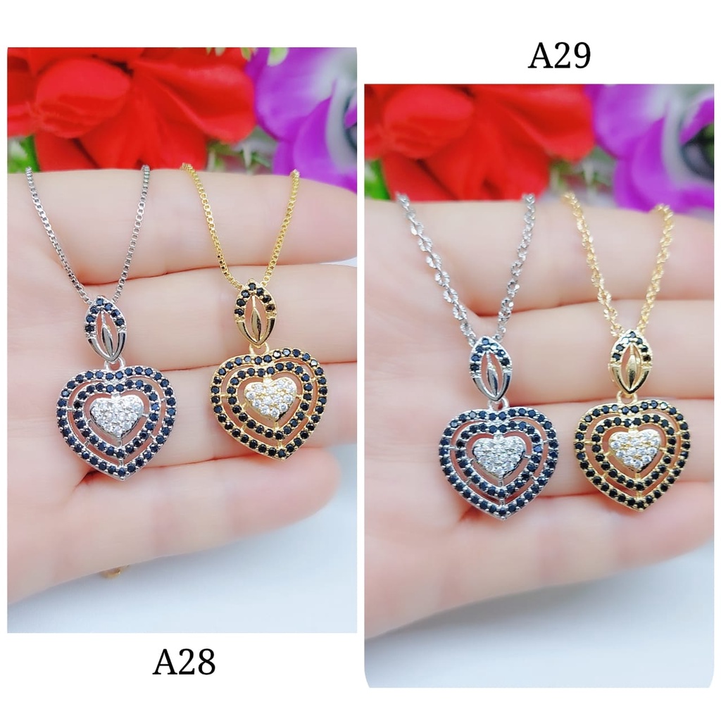 Xuping Kalung Dan Liontin love A28-A31