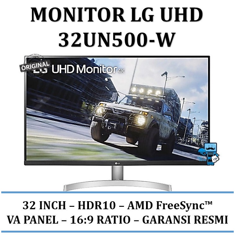 Monitor LG 32UN500-W UHD 4K 32" HDR Monitor