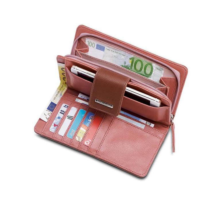 Dompet DOMPET WANITA SOPHIE MARTIN COKLAT IMPORT PREMIUM KULIT MILI W1593C3 A