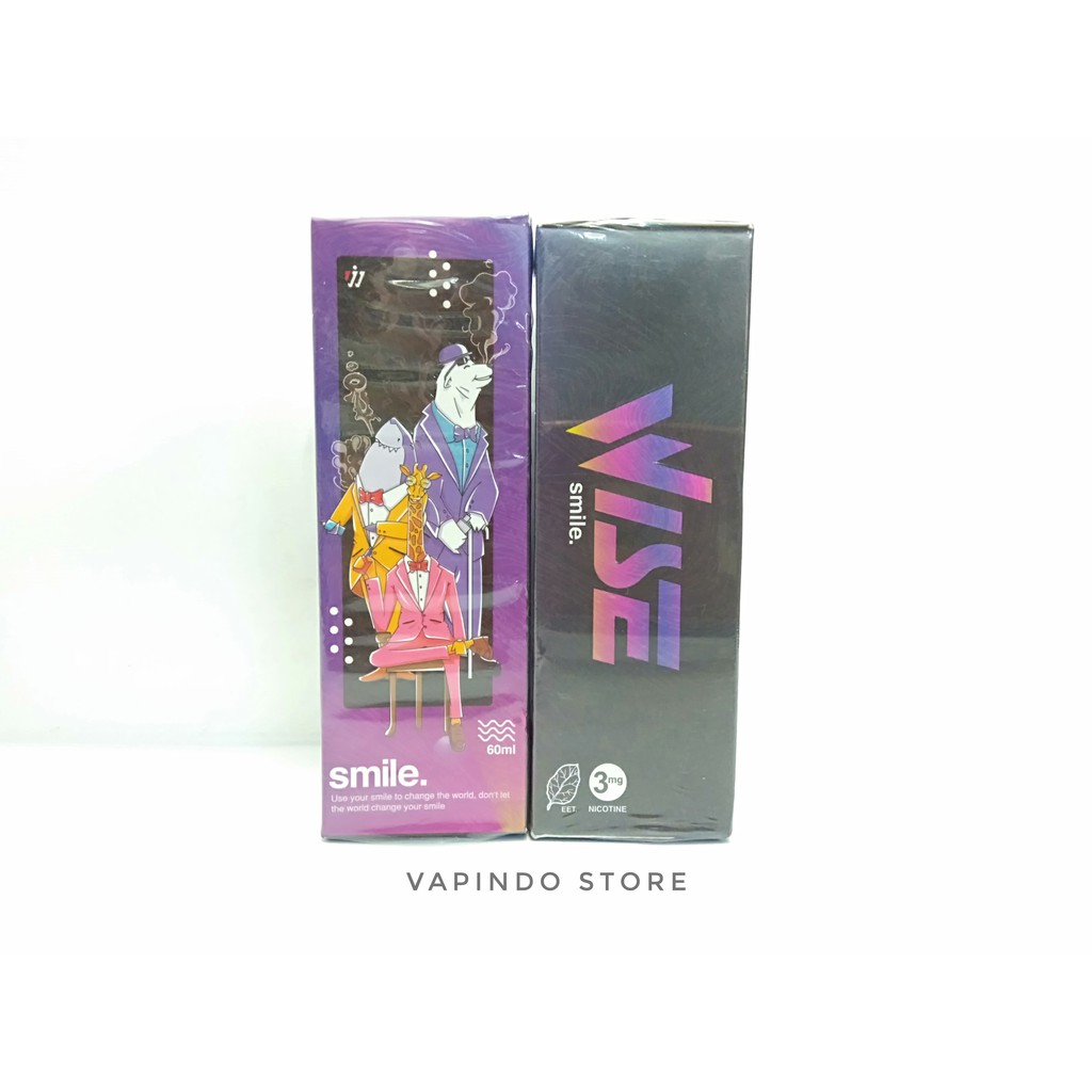 WISE SMILE RED MUNG BEAN 60ML 3MG BY WISEJUICE X ARIFFARISAN E LIQUID