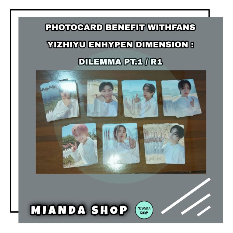 [RESTOCK] ENHYPEN BENEFIT WITHFANS YIZHIYU YZY DIMENSION: DILEMMA PT.1 R1
