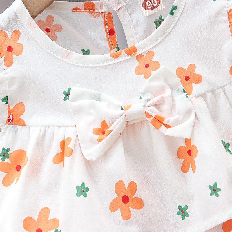 COD Cherry Setelan Baju Anak Perempuan Motif / Geranium Set Kids / Pakaian Anak - SP09