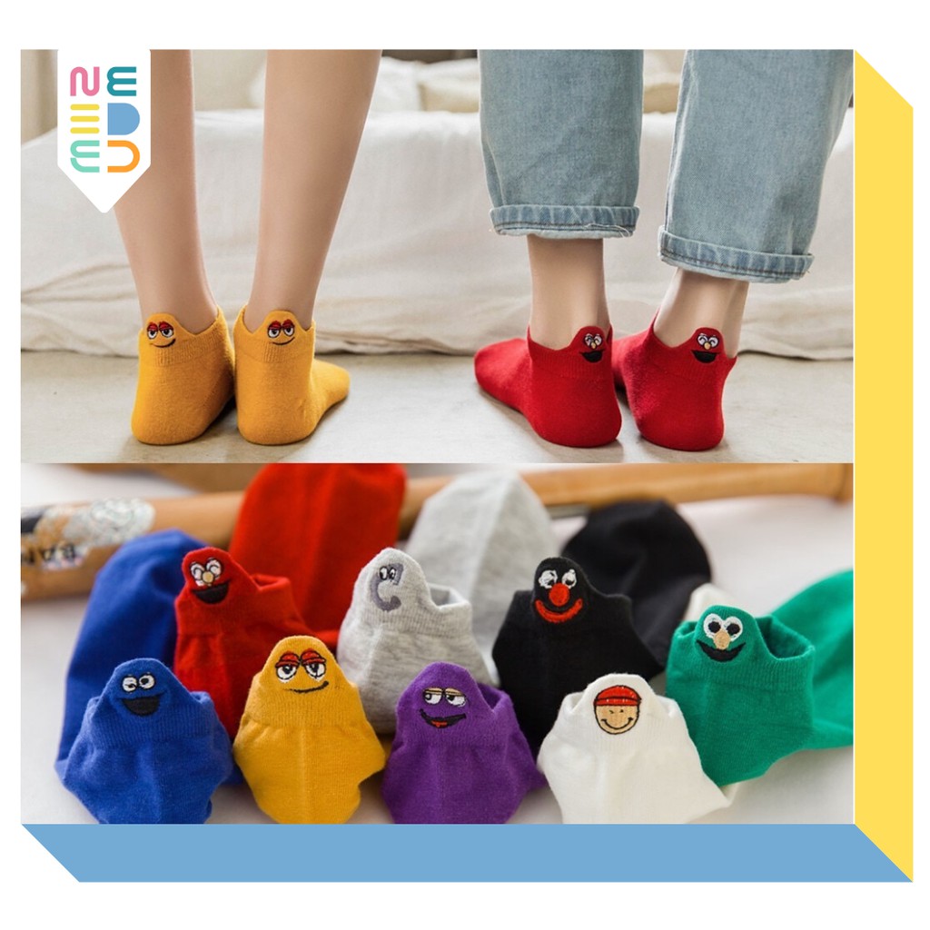 NEEDED ID Kaos  Kaki Medium Emoticon Wanita Kaos  Kaki 