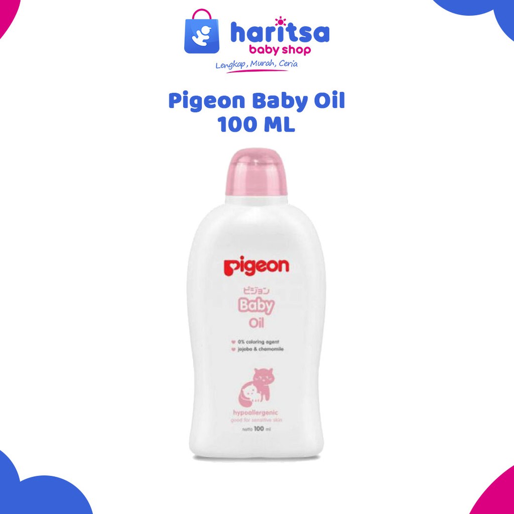 pigeon Baby Oil - Hypoallergenic - Jojoba &amp; Chamomile 100 mL