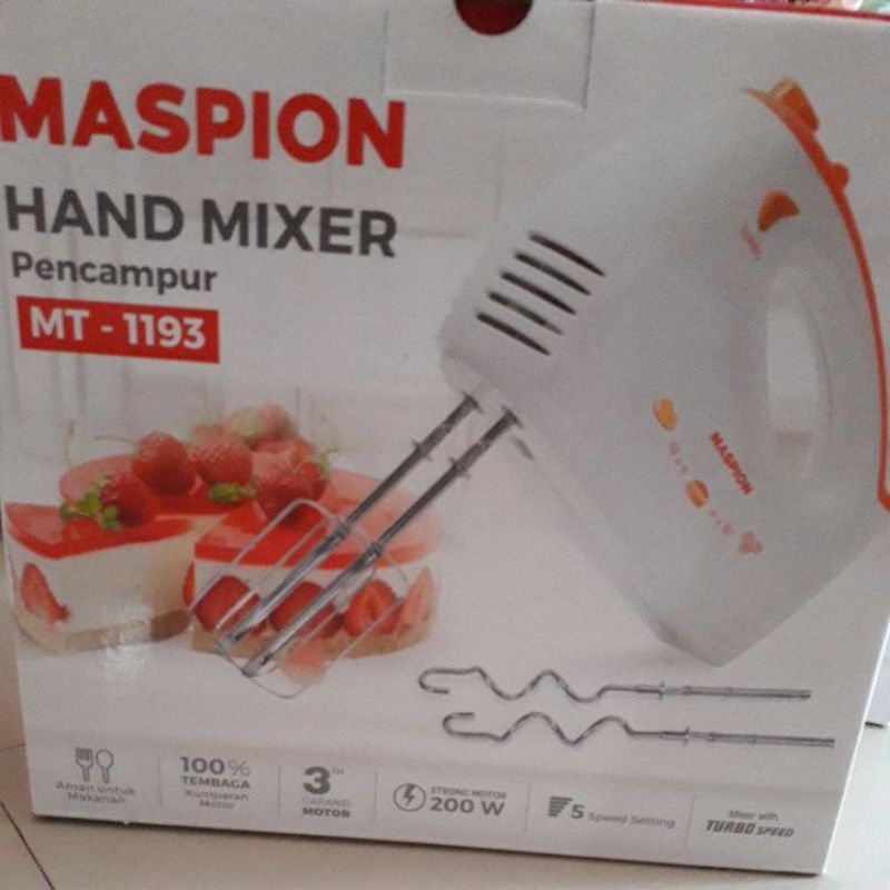 Hand Mixer MT 1193 Maspion Original