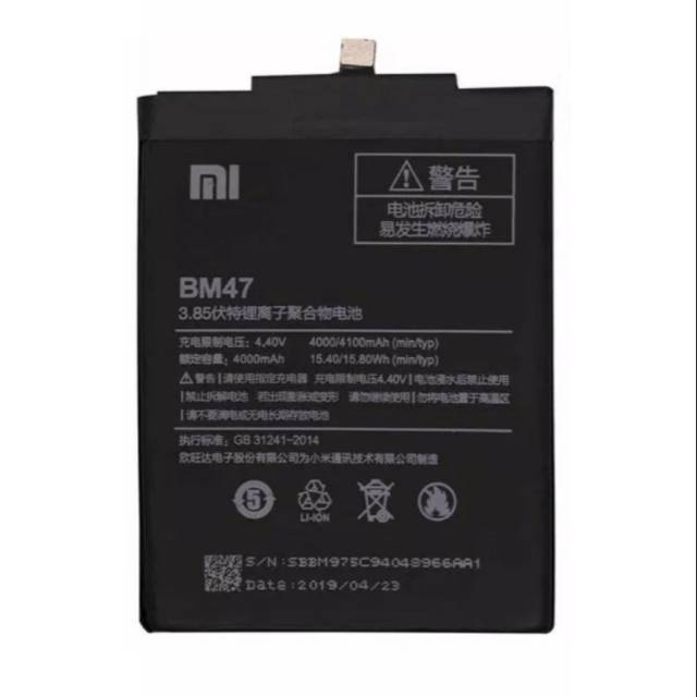 Batrai Baterai xiaomi Redmi 3 3S 3 3Pro Redmi 4 Original