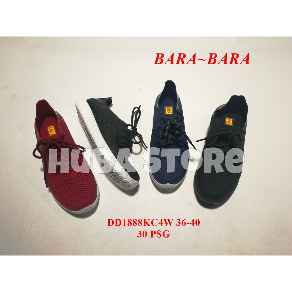 Huba Sepatu wanita jelly shoes import sneakers cewe kets Barabara DD1888KC4W