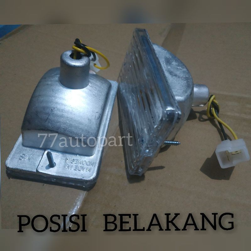 Lampu sen bemper mitsubushi L300 model kristal set