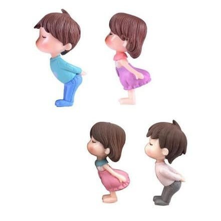 Miniature Lover Figures - Lovers Couple Figurines #11 (2pcs)