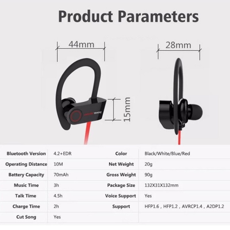 Smartfish Wireless Headset Sport Earphone