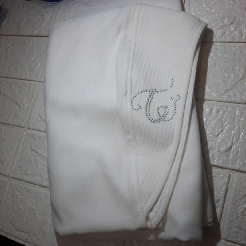 Thewa//Khimar Bening Ori Thewa-Putih tulang