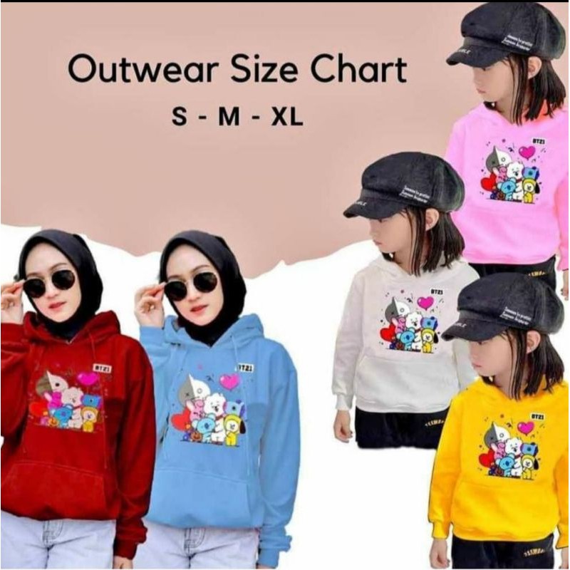 SWITER ANAK BTS21/JAKET ANAK BTS21/SWITER TERLARIS/SWITER CEWEK/4