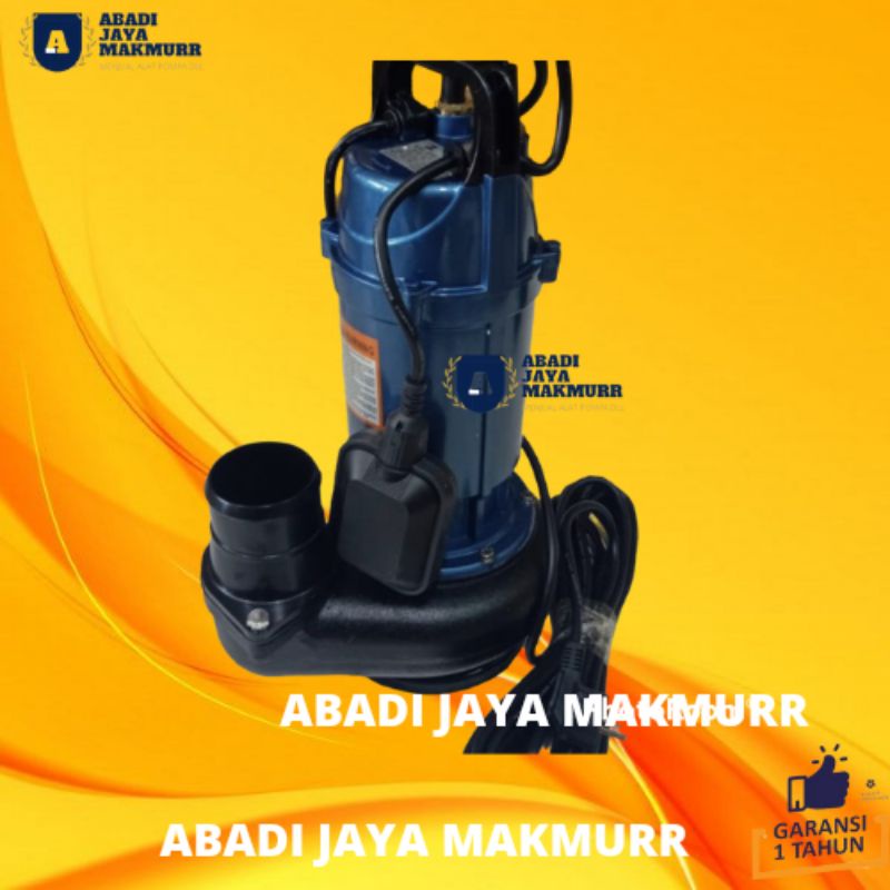 Mesin Pompa Air Celup 2inch 1Hp Otomatis kolam ikan Submersible pump
