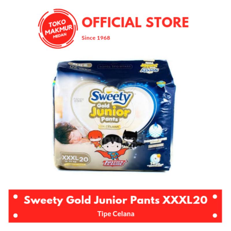 SWEETY GOLD JUNIOR PANTS XXXL20