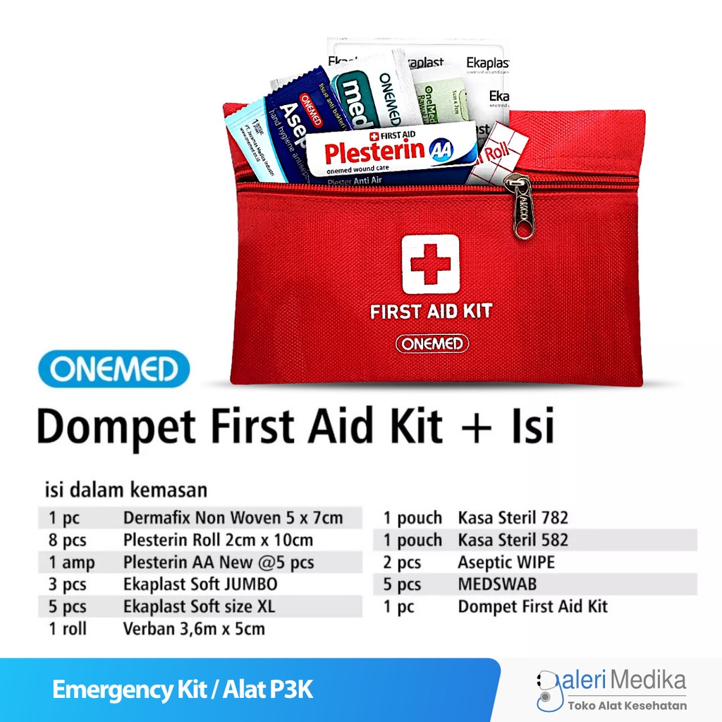 Onemed Dompet First Aid Kit / Dompet P3K Mini / Dompet P3K Travel