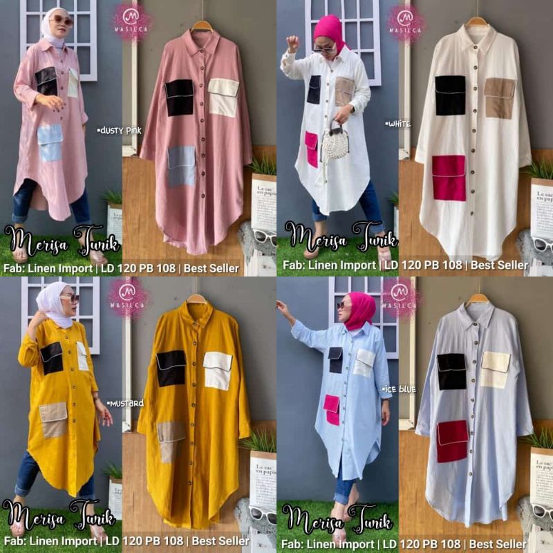 MERISA TUNIK LD 120 PB 108 BEST SELLER