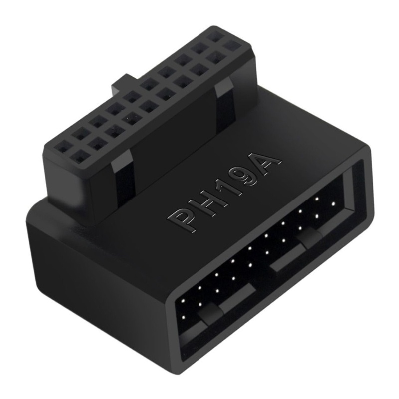 Btsg Desktop Motherboard Usb3.0 19pin/20pin Socket Adaptor Siku Kemudi 90derajat