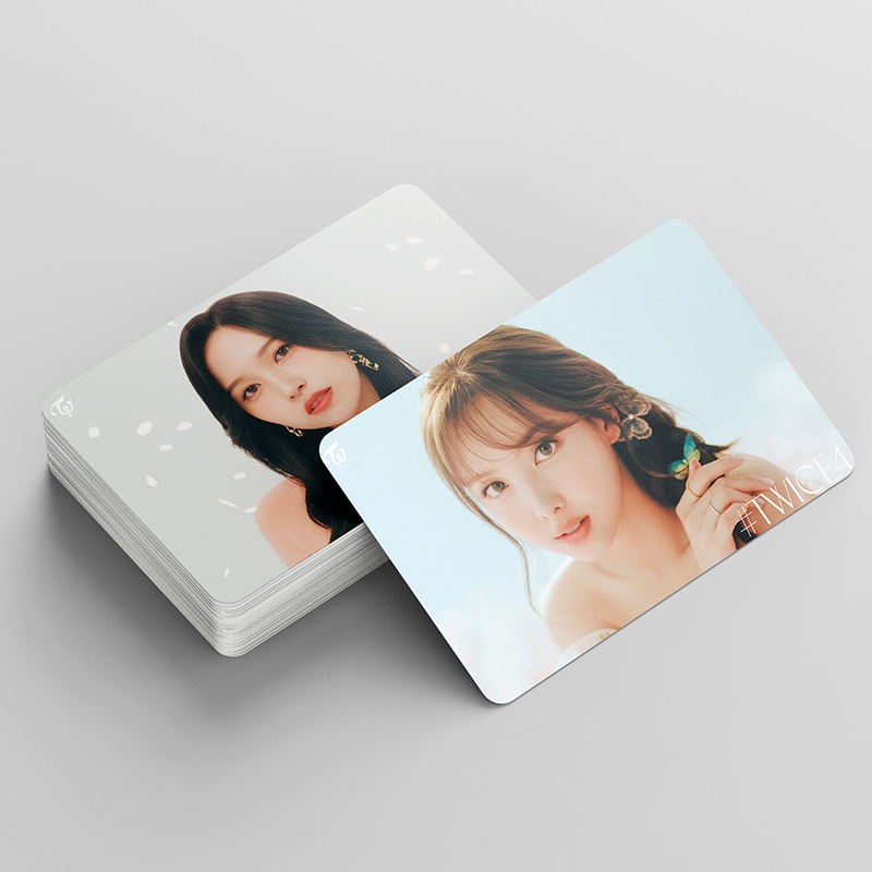 55pcs/box TWICE Photocards TWICE4 2022 Album LOMO Card Postcard ((In STOCK) Kpop fan)