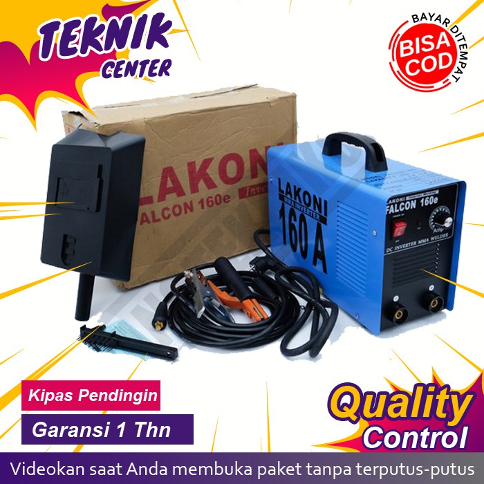 Mesin Las Listrik Alat Las Trafo Trapo Las Travo Las Portable Inverter Lakoni Falcon 160E Ps-011