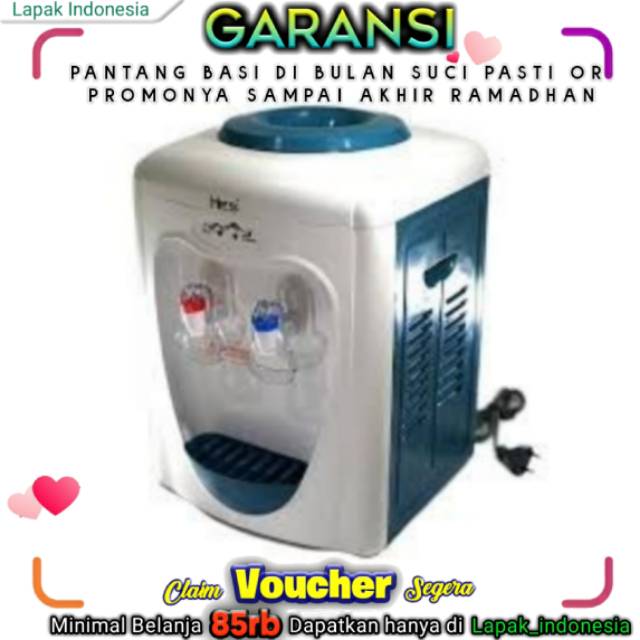 Dispenser Wadah Galon Pemanas Air Panas Dingin Listrik Portable Hot Cool