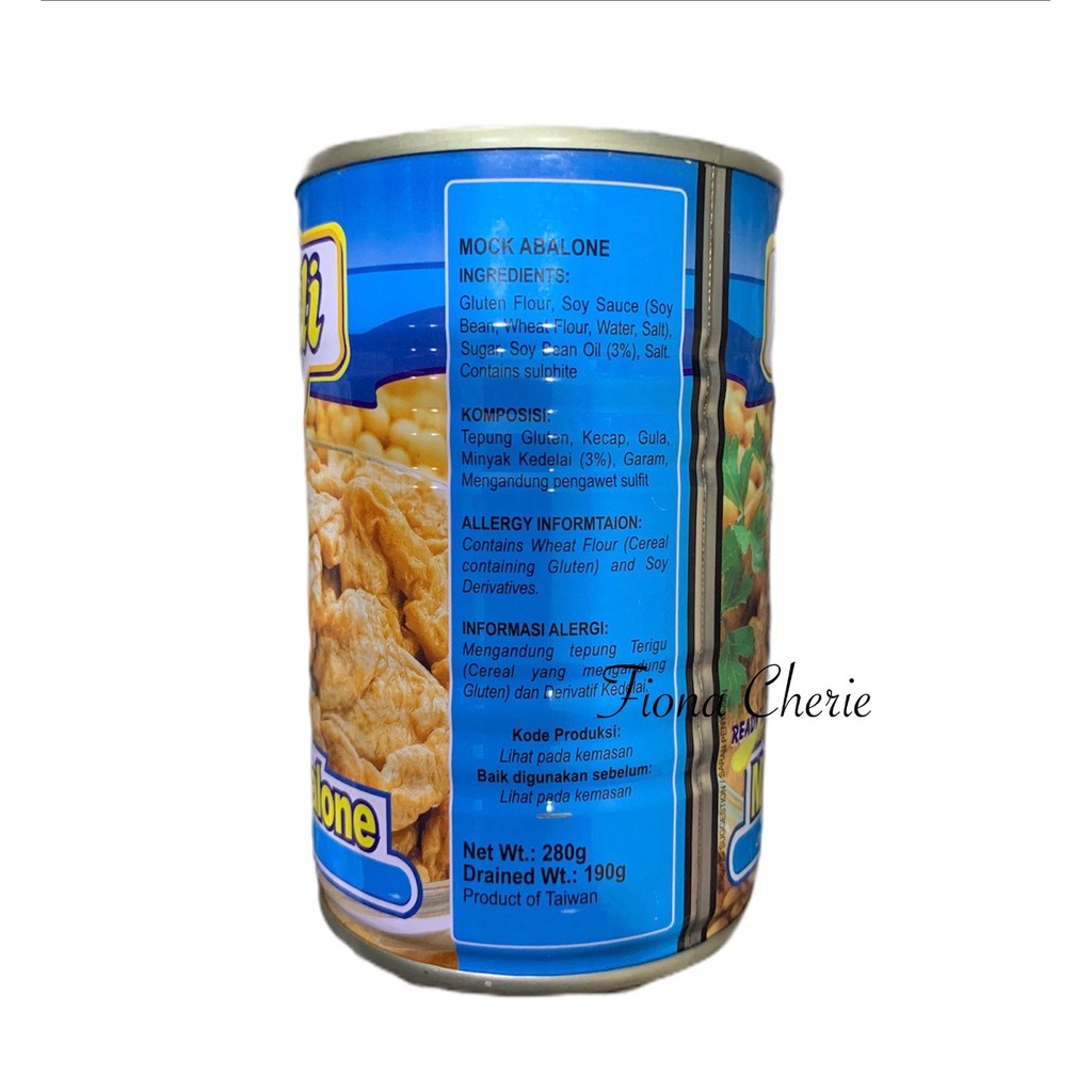 (JSO) Mili Mock Abalone 280 gr Vegetarian / vegetarian food / makanan kaleng