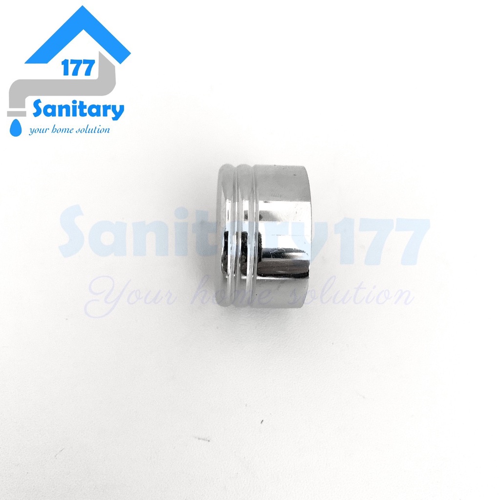 Ring kuningan sambungan kran angsa tanam meja 25mm -27mm-Drat dalam 27 mm spare part keran air sink dapur fitting nepel