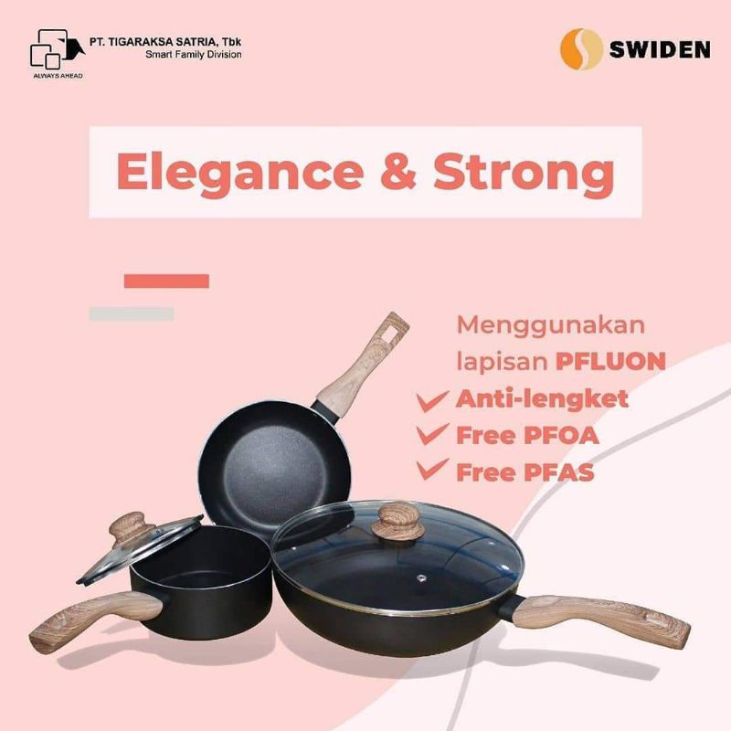 READY PANCI SET BLACK LUXURY PAN SWIDEN