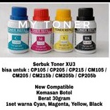 1 Set Serbuk Toner CM105 CP105 CP205FW CM205FW CP205 CP105 CM205 CMYK