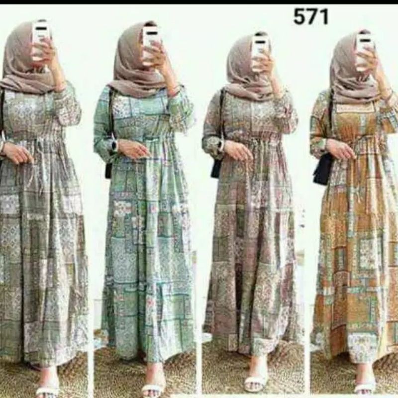 Gamis Etnik Rayon