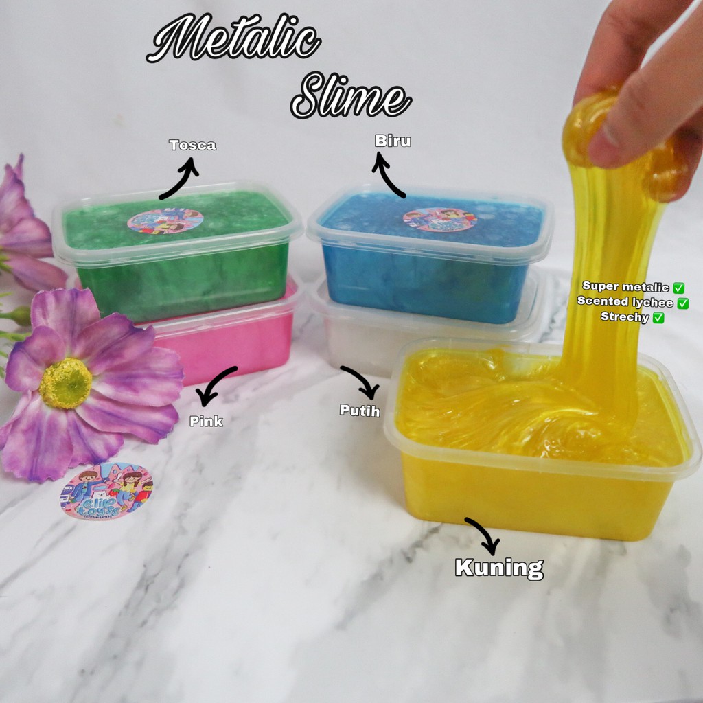 METALIC SLIME 200GRAM BY ELIPTOYS BEST SELLER